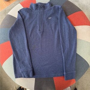 Vineyard Vines Navy Pullover Quarter Zip
